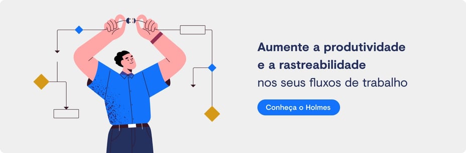 Aumente sua produtividade e a rastreabilidade nos seus fluxos de trabalho, conheça o holmes!